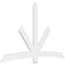 Ekena Millwork Alberta Architectural Grade PVC Gable Bracket, 96"W x 60"H x 2"D x 6"F, 15/12 Pitch GBP096X60X0206ALB00 - alternate 1
